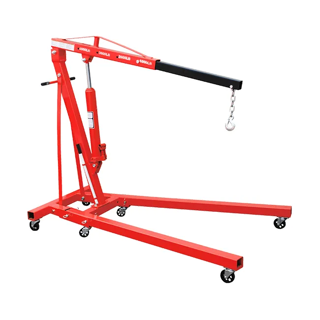 Unlock Efficiency with the 2 Ton Foldable Shop Crane: Perfect for Small Workshops, Warehouses, And Home Garages